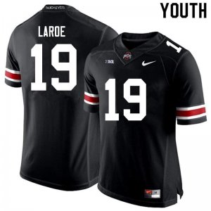 NCAA Ohio State Buckeyes Youth #19 Jagger LaRoe Black Nike Football College Jersey MTO1345UB